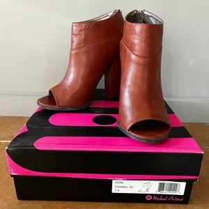 Michael Antonio John Peep-toe Booties